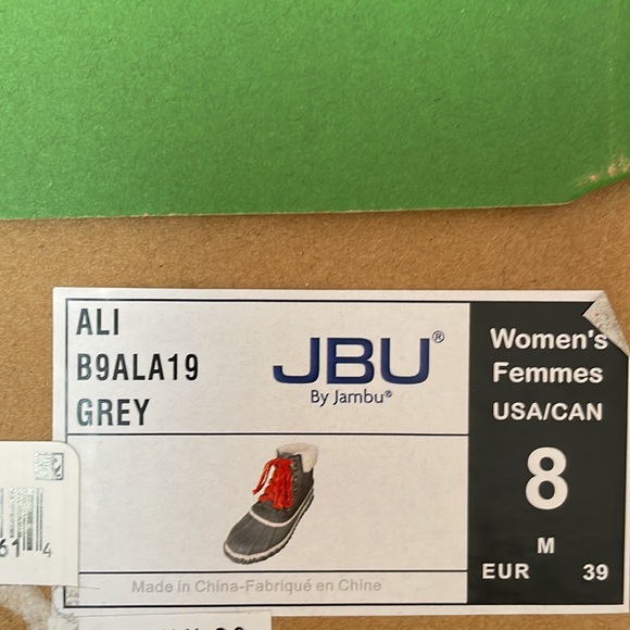 🎁 NWT JBU by Jambu & Co Women’s Size 8 Grey Boot - Picture 9 of 9